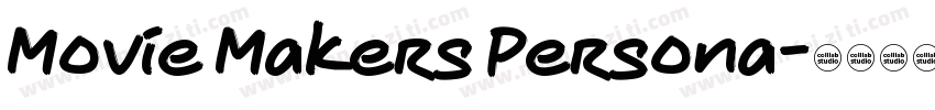 Movie Makers Persona字体转换
